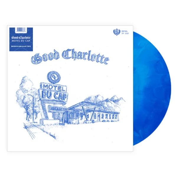 GOOD CHARLOTTE –  MOTEL DU CAP blue galaxy vinyl LP
