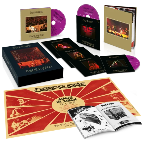 DEEP PURPLE – MADE IN JAPAN 50th Anniversary Remix CD5 +  BLU-RAY
