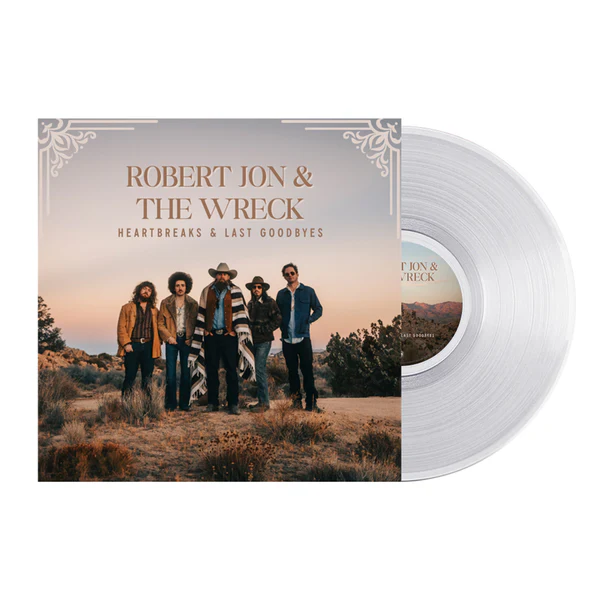 JON ROBERT & WRECK – HEARTBREAKERS & LAST GOODBYES crystal clear vinyl LP