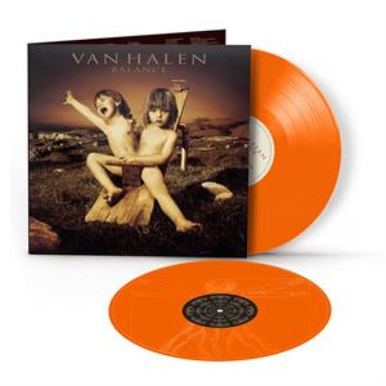 VAN HALEN – BALANCE transparent orange vinyl LP