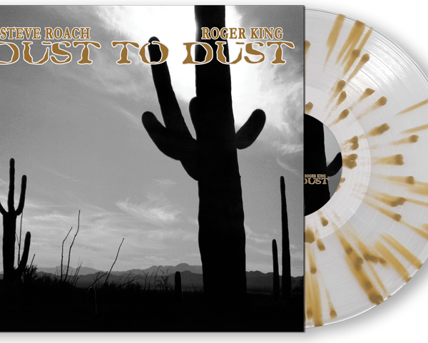 ROACH STEVE & ROGER KING – DUST TO DUST clear with gold splatters vinyl LP