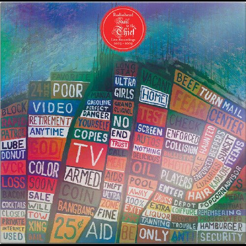 RADIOHEAD – HAIL TO THE THIEF (LIVE RECORDINGS 2003-2009) red vinyl LP