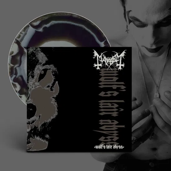 MAYHEM – WOLF’S LAIR ABYSS grey/black vinyl LP