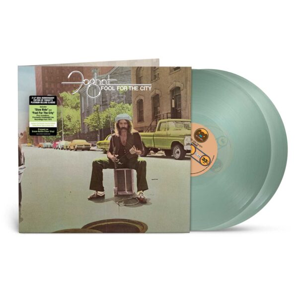 FOGHAT – FOOL FOR THE CITY 50th anniversary green bottle clear vinyl LP2