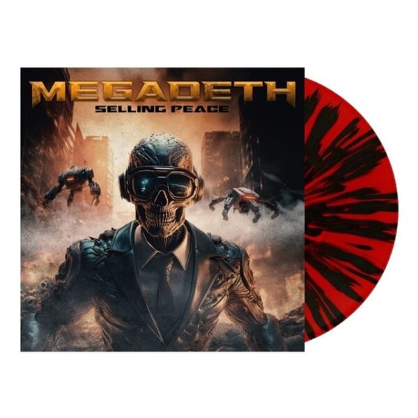 MEGADETH – SELLING PEACE red/black splatter vinyl LP