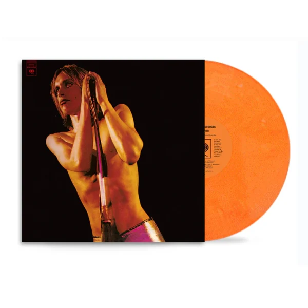 STOOGES – RAW POWER orange white vinyl LP
