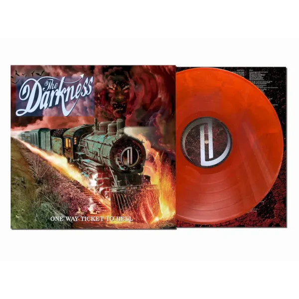DARKNESS – ONE WAY TICKET TO HELL…AND BACK hellfire vinyl LP