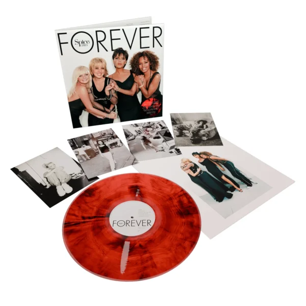 SPICE GIRLS – FOREVER red & black marble vinyl LP
