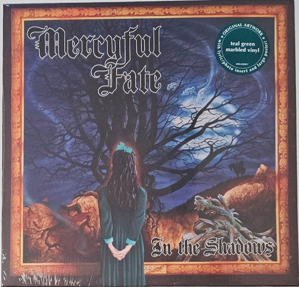 MERCYFUL FATE – IN THE SHADOWS teal green marbled vinyl LP