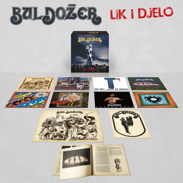 BULDOŽER – LIK I DJELO 8 X LP, booklet, 2 x poster
