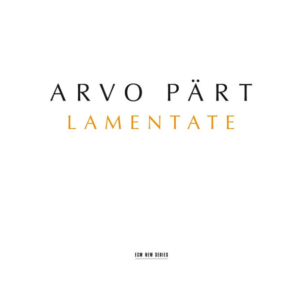 PART ARVO – LAMENTATE CD