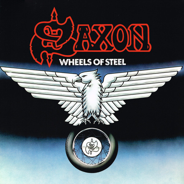 SAXON – WHEELS OF STEEL ltd swirl vinyl LP