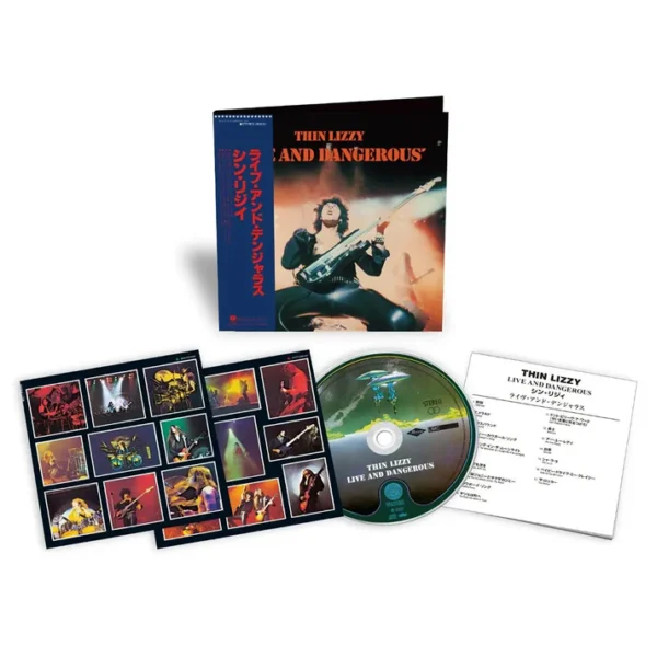 THIN LIZZY – LIVE AND DANGEROUS vinyl replica CD