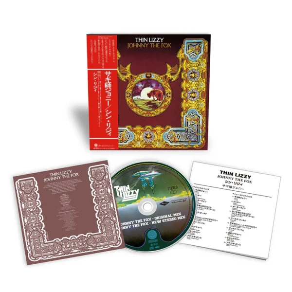 THIN LIZZY – JOHNNY THE FOX vinyl replica CD