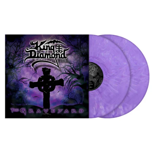 KING DIAMOND – GRAVEYARD purple red white marbled vinyl LP2