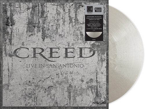 CREED – LIVE IN SAN ANTONIO RSD BF 2025 metallic silver vinyl LP2
