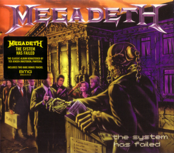 MEGADETH – SYSTEM HAS FAILED CD
