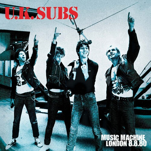 U.K. SUBS – MUSIC MACHINE LONDON 8.8.80 red vinyl LP