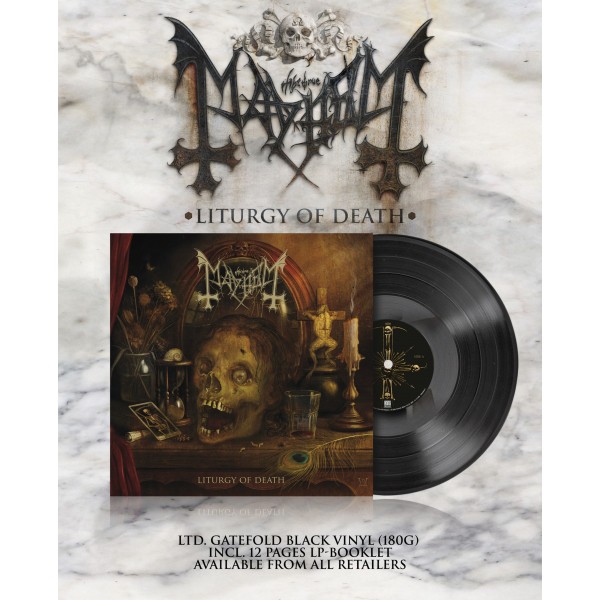 MAYHEM – LITURGY OF DEATH ltd gatefold vinyl LP