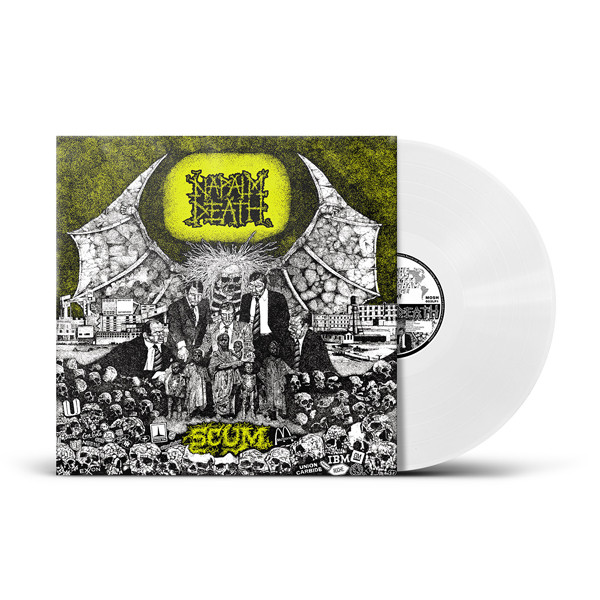 NAPALM DEATH – SCUM ltd white vinyl LP