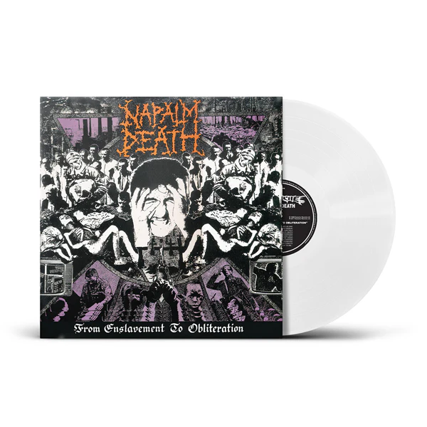 NAPALM DEATH – FROM ENSLAVEMENT TO OBLITERATION ltd white vinyl LP