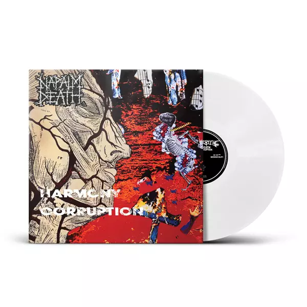 NAPALM DEATH – HARMONY CORRUPTION ltd white vinyl LP