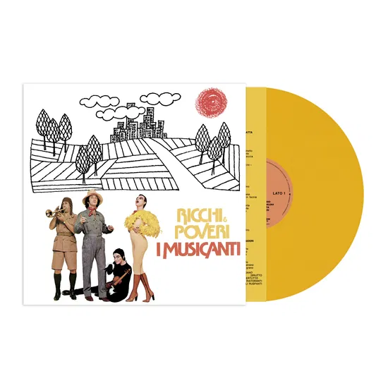 RICCHI & POVERI – I MUSICANTI yellow vinyl LP