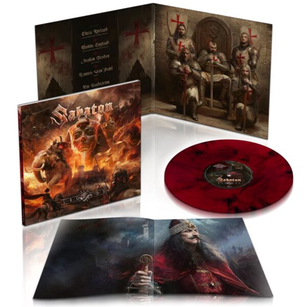 SABATON – LEGENDS VLAD THE IMPALER EDITION LTD  blood red marble vinyl LP