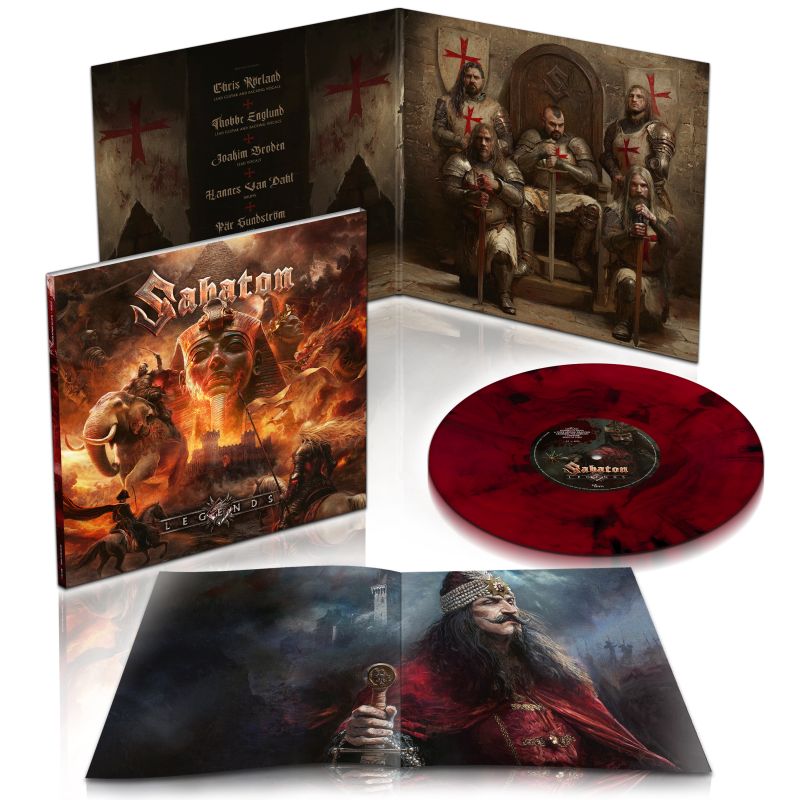 SABATON - LEGENDS VLAD THE IMPALER EDITION LTD blood red marble vinyl LP