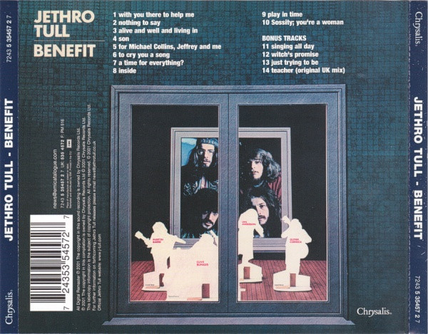 JETHRO TULL – BENEFIT CD RM