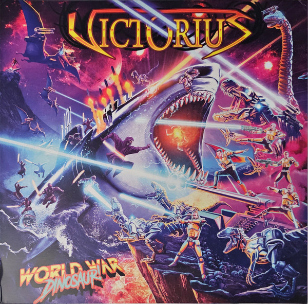 VICTORIUS – WORLD WAR DINOSAUR purple vinyl LP