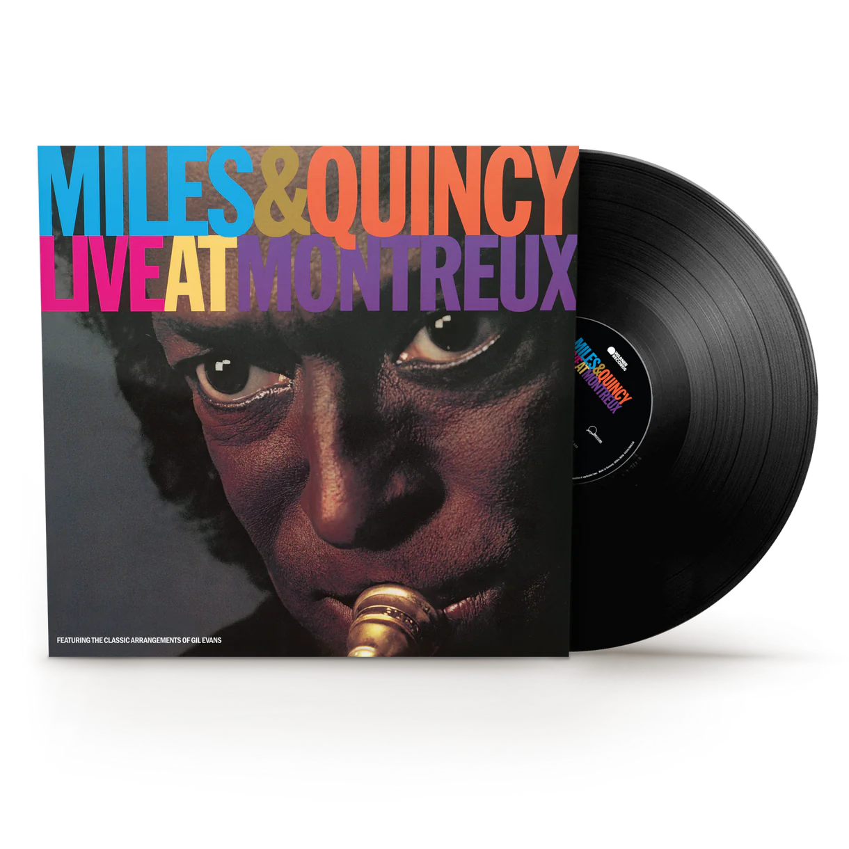 DAVIS MILES & QUINCY JONES - LIVE AT MONTREUX LP