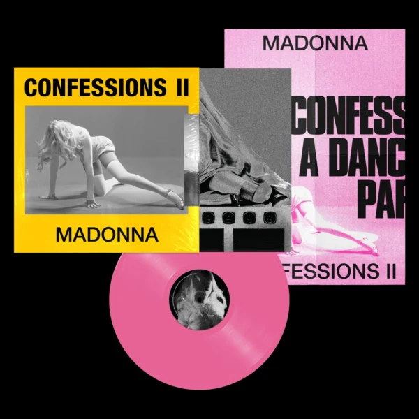 Madonna – Confessions II – (UK Exclusive 12-Track LP Pink Vinyl Album)
