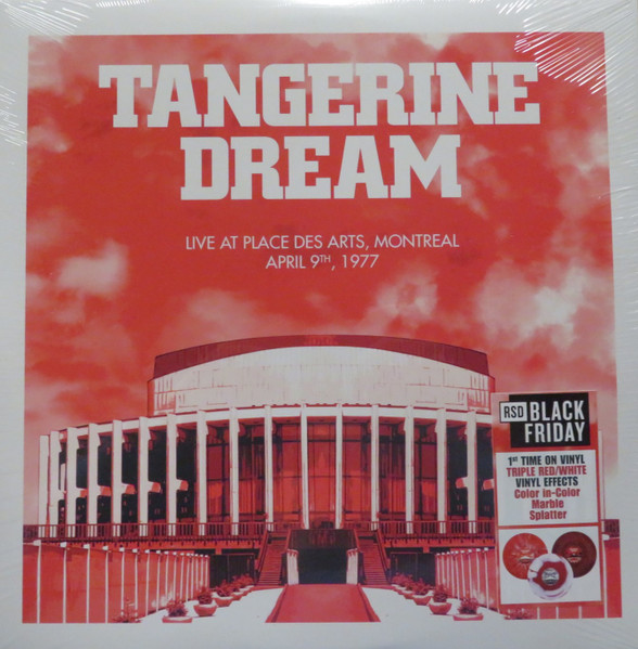TANGERINE DREAM – PLACE DES ARTS MONTREAL 1977 red vinyl LP3