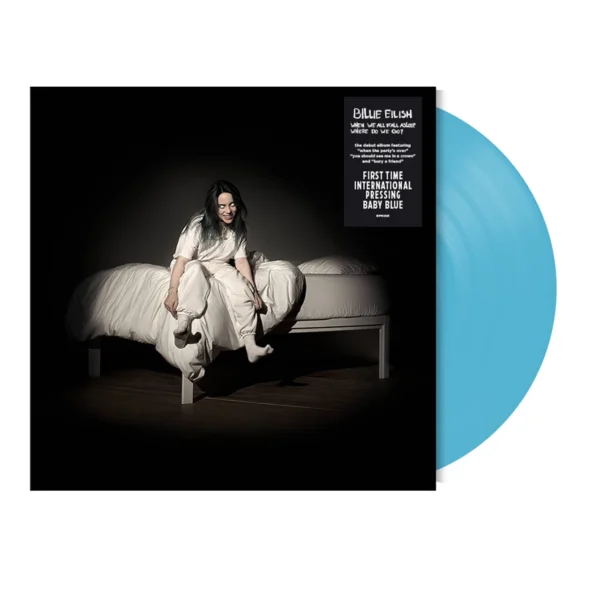 EILISH BILLIE – WHEN WE ALL FALL ASLEEP, WHERE DO WE GO? baby blue vinyl LP