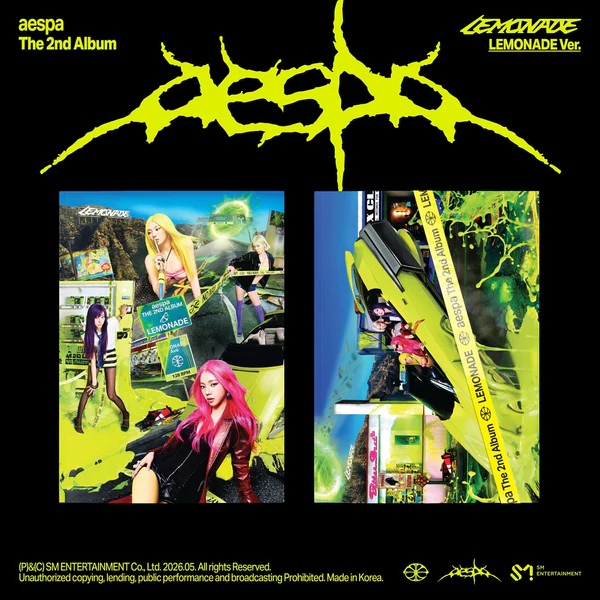 AESPA – LEMONADE 2ND ALBUM (LEMONADE VERSION) + BOOK CD