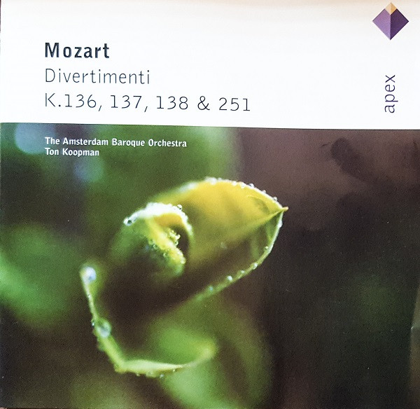 MOZART – DIVERTIMENTI K 136 137 138 & 2