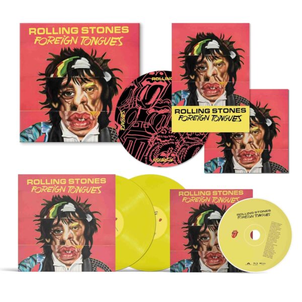 The Rolling Stones Foreign Tongues – Limited Edition Yellow 2LP + Blu-Ray
