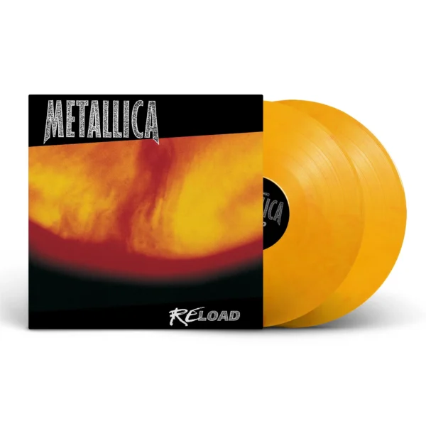 METALLICA – RELOAD ltd flaming fuel vinyl LP2