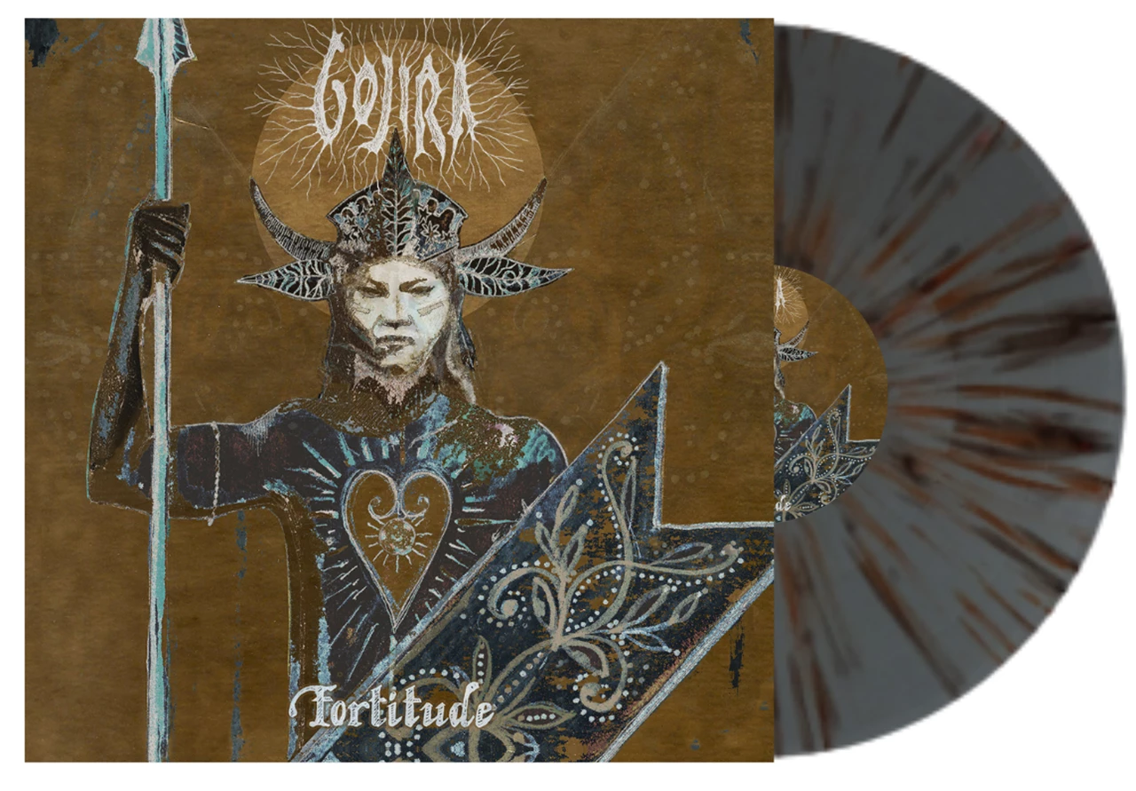 GOJIRA - FORTITUDE ltd brown & gray splatter vinyl LP