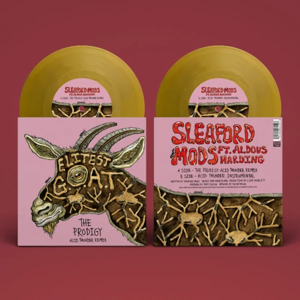 SLEAFORD MODS & THE PRODIGY – ELITEST GOAT 07″ SINGLE