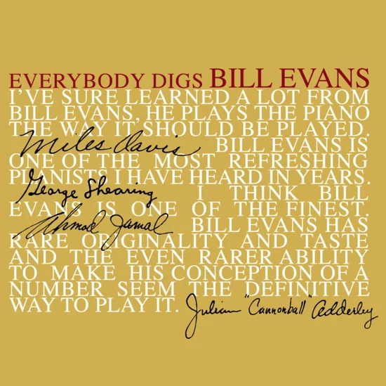 EVANS BILL – EVERYBODY DIGS BILL EVANS LP