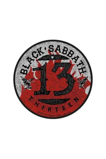 MERC – PRIŠIVAK – BLACK SABBATH – 13 / FLAMES CIRCULAR