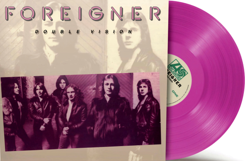 FOREIGNER – DOUBLE VISION transparent grape vinyl LP