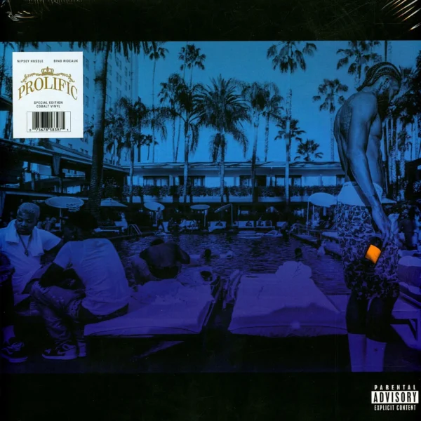 HUSSLE NIPSEY & RIDEAUX BINO – PROLIFIC special edition cobalt vinyl LP