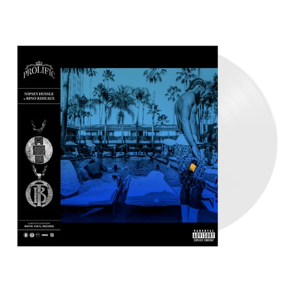 HUSSLE NIPSEY & RIDEAUX BINO – PROLIFIC special edition clear vinyl LP