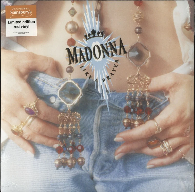 MADONNA - LIKE A PRAYER red vinyl LP