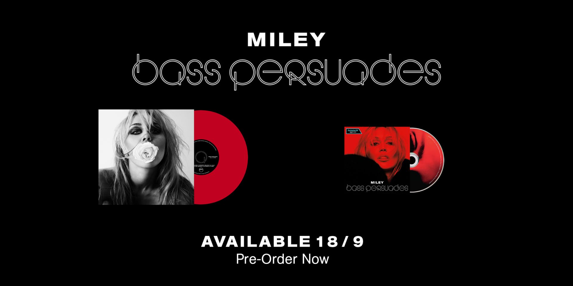 Miley donosi novi album BASS PERSUADES 18.rujna, a prednarudžbe su već otvorene!