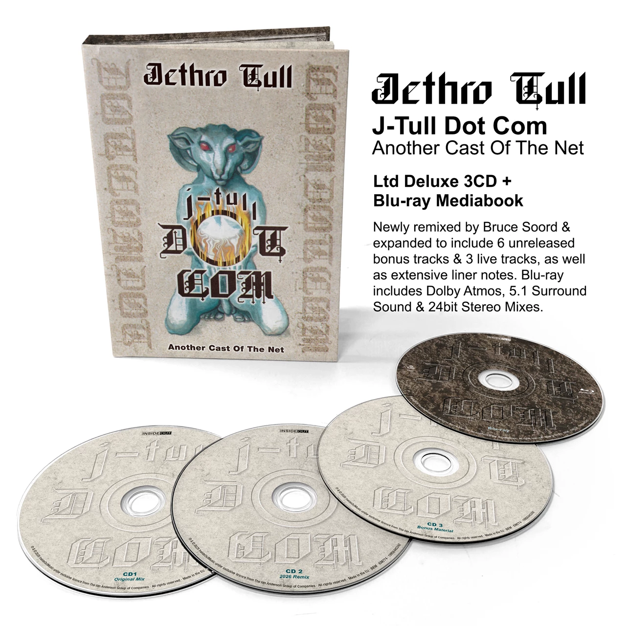JETHRO TULL - J-TULL DOT COM + ANOTHER CAST OF THE NET CD3B