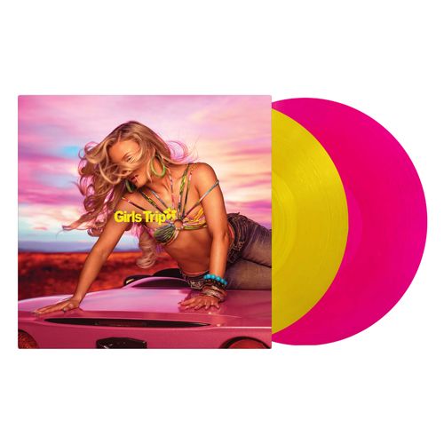 LARSSON ZARA – GIRLS TRIP – MIDNIGHT SUN REMIXES golden & fuchsia vinyl LP2